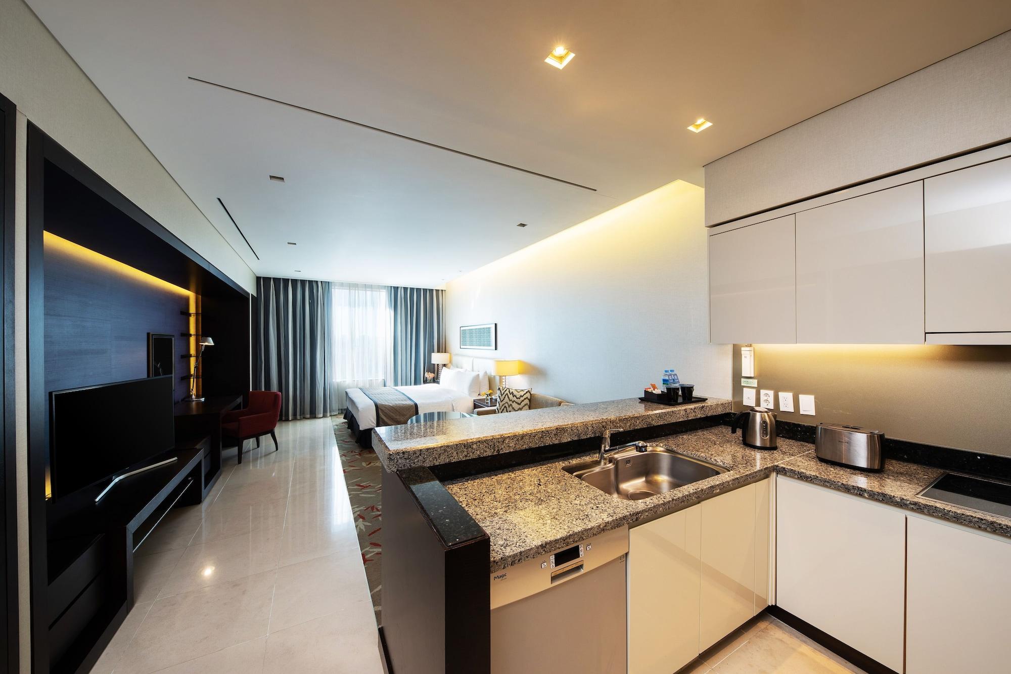 Aparthotel Oakwood Premier Coex Center à Séoul Extérieur photo
